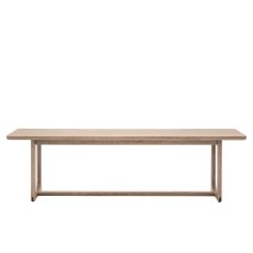 Cadoc Smoked Oak Dining Bench