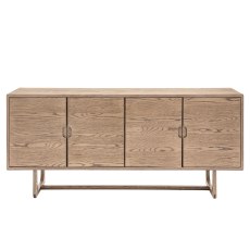 Cadoc Smoked Oak 4 Door Sideboard