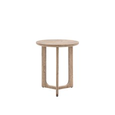 Cadoc Smoked Oak Side Table