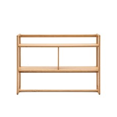 Cadoc Natural Oak Wide Open Display Unit