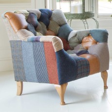 Barmouth Club Armchair in Patchwork
