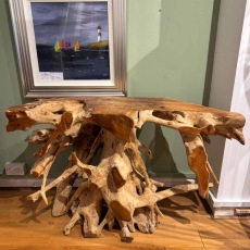 Showroom Clearance: Tectona Root 120cm Console Table Showroom Clearance: Tectona Root 120cm Console Table