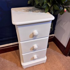 Showroom Clearance: Wiltshire 3 Drawer Narrow Bedside Chest