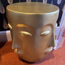 Showroom Clearance: Christy Gold Side Table