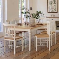 Ethan White 180-230cm Extending Dining Table