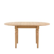 Ethan Oak Round Extending Dining Table