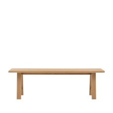 Ethan Oak Trestle Dining Bench