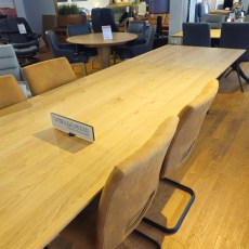 Showroom Clearance: Venjakob Chic 220cm Table with Extension Leaf & 4x Bill Dining Chairs Showroom Clearance: Venjakob Chic 220cm Table with Extension Leaf & 4x Bill Dining Chairs