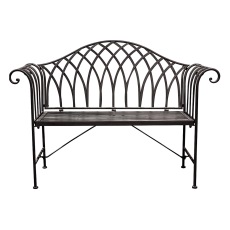 Denmans Garden Bench in Black