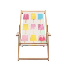 Clevedon Deck Chair in Ice Lollies