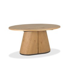 Nielsen Rustic Oak 4 Seater Fixed Dining Table