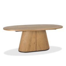 Nielsen Rustic Oak 6 Seater Fixed Dining Table