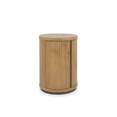 Nielsen Rustic Oak Round Lamp Table