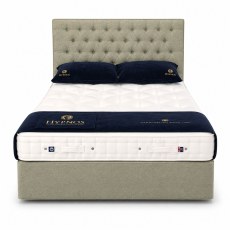 Showroom Clearance: Hypnos 5ft Burford Pocket Sprung Divan Set with Eleanor Euro Slim Heaboard