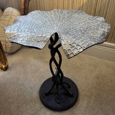 Showroom Clearance: Lily Pad Leaf Side Table Showroom Clearance: Lily Pad Leaf Side Table