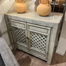 Showroom Clearance: 2Y14GR-3 Orient 2 Door Cabinet in Grey