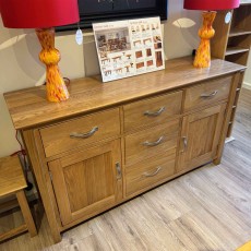 Showroom Clearance: Lynton Oak 136cm Sideboard Showroom Clearance: Lynton Oak 136cm Sideboard