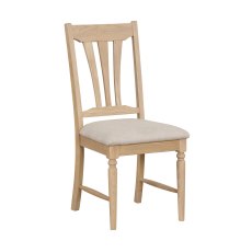 Bideford Oak Flute Back Dining Chair Bideford Oak Flute Back Dining Chair