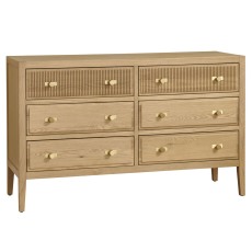 Limoges 3+3 Drawer Wide Chest Limoges 3+3 Drawer Wide Chest