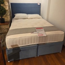 Showroom Clearance: 5ft Abbey 1000 Memory Ottoman Set with Cleopatra Headboard