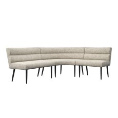 Lennox Curved Corner Bench Set Lennox Curved Corner Bench Set