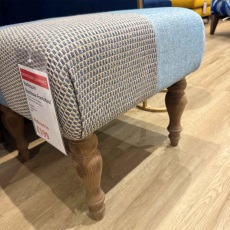 Showroom Clearance: Harlequin Rainbow Footstool
