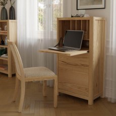 Bergen Oak Home Office Cabinet Bergen Oak Home Office Cabinet