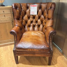 Showroom Clearance: Tetrad Bradley Button Back Wing Chair Showroom Clearance: Tetrad Bradley Button Back Wing Chair