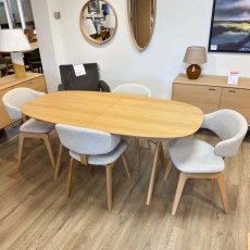 Showroom Clearance: PBJ Design Corna Super Ellipse Extending Dining Table & 6x 8084 Maior Chairs Showroom Clearance: PBJ Design Corna Super Ellipse Extending Dining Table & 6x 8084 Maior Chairs