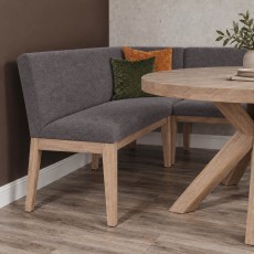 Fletcher Dining Chair in Dark Grey