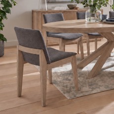 Fletcher Dining Chair in Dark Grey Fletcher Dining Chair in Dark Grey