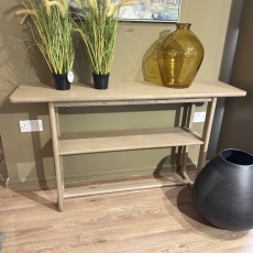 Showroom Clearance: Cadoc Smoked Oak Console Table
