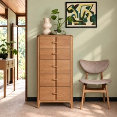 G Plan Maddison 5 Drawer Tall Chest G Plan Maddison 5 Drawer Tall Chest