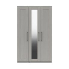Amesbury Tall 3 Door Wardrobe with Mirror Amesbury Tall 3 Door Wardrobe with Mirror