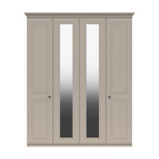 Halesworth Tall 4 Door Wardobe with Mirrors Halesworth Tall 4 Door Wardobe with Mirrors