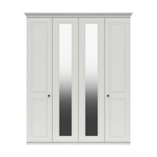 Halesworth Tall 4 Door Wardobe with Mirrors Halesworth Tall 4 Door Wardobe with Mirrors