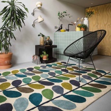 Orla Kiely Rug - Multi Stem Kingfisher