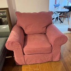 Showroom Clearance: Collins & Hayes Lavinia Loose Cover Medium Sofa, Chair & Footstool Showroom Clearance: Collins & Hayes Lavinia Loose Cover Medium Sofa, Chair & Footstool