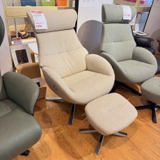 Showroom Clearance: Conform Globe Swivel Recliner Chair & Stool Showroom Clearance: Conform Globe Swivel Recliner Chair & Stool