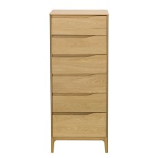 Ercol Rimini 6 Drawer Tall Chest