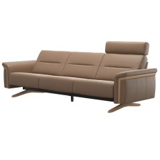 Stressless Stella 3 Seater Sofa with Wood Arm