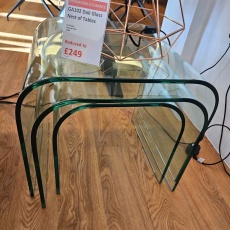 Showroom Clearance: Dali Glass GA102 Nest of Tables