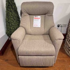 Showroom Clearance: Amanda Fabric Large Power Rocker Recliner