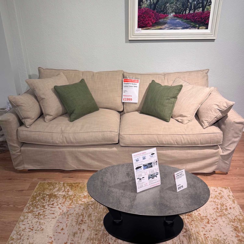 Showroom Clearance: Chathill 4 Seater Loose Cover Sofa Showroom Clearance: Chathill 4 Seater Loose Cover Sofa