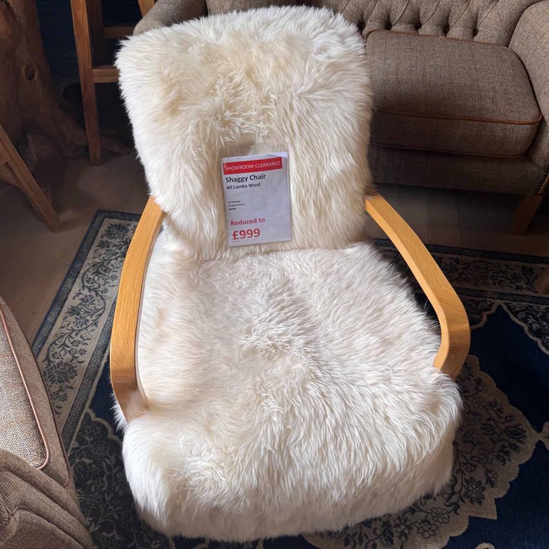 Showroom Clearance: Shaggy Chair Showroom Clearance: Shaggy Chair
