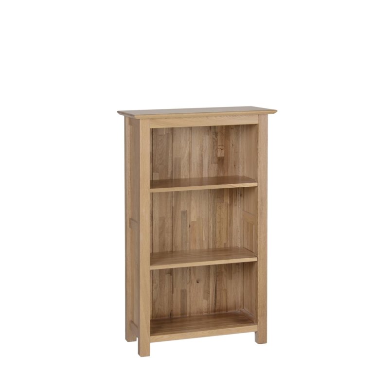Lynton Oak Narrow 3ft High Bookcase Lynton Oak Narrow 3ft High Bookcase