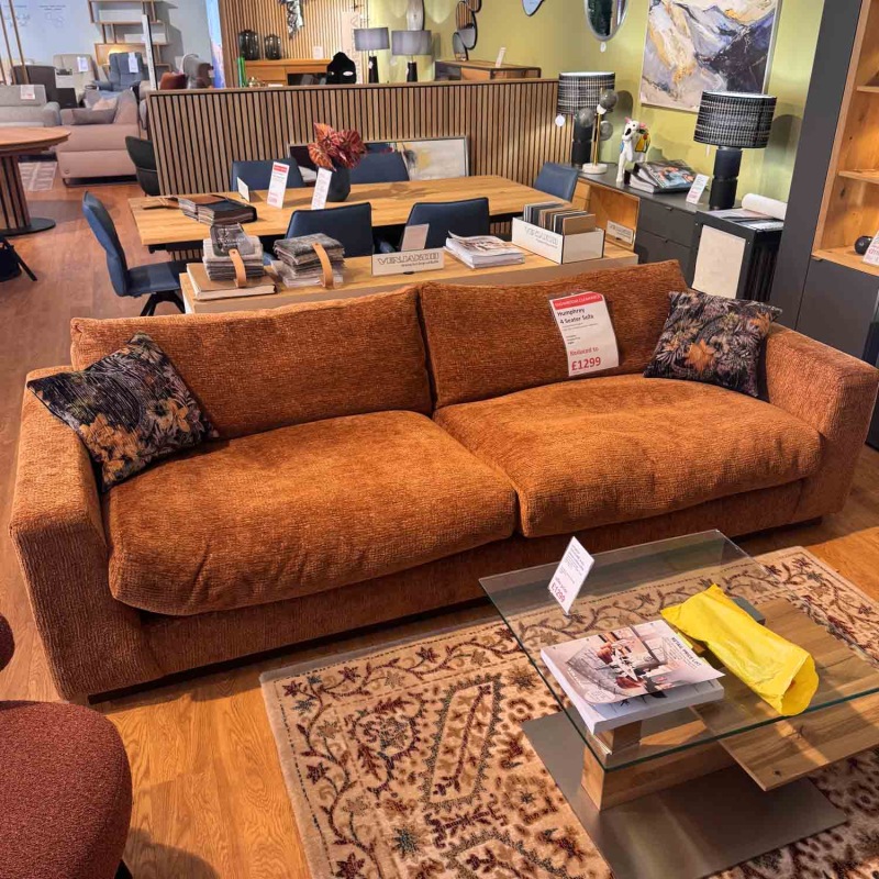 Showroom Clearance: Humphrey 4 Seater Sofa Showroom Clearance: Humphrey 4 Seater Sofa