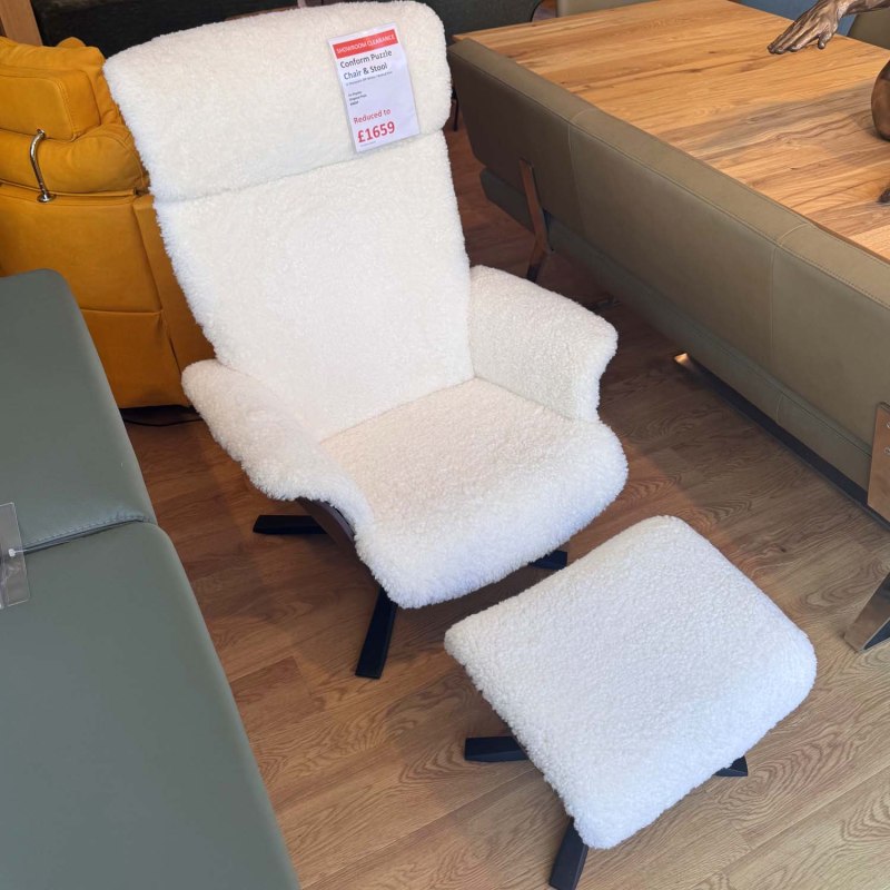 Showroom Clearance: Conform Puzzle Chair & Stool Showroom Clearance: Conform Puzzle Chair & Stool