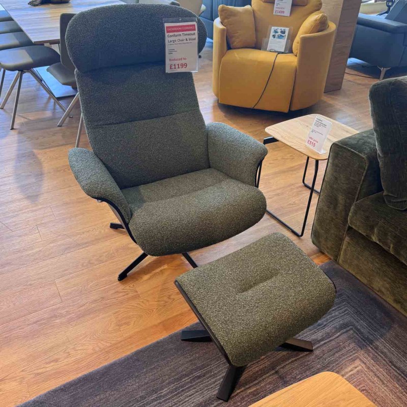Showroom Clearance: Conform Timeout Large Swivel Chair & Stool Showroom Clearance: Conform Timeout Large Swivel Chair & Stool