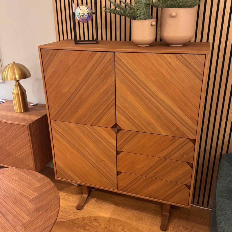 Showroom Clearance: PBJ Designhouse Space Walnut Highboard Showroom Clearance: PBJ Designhouse Space Walnut Highboard